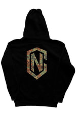 Load image into Gallery viewer, Camouflage Logo Pullover Hoodie - Black
