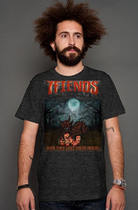 Lost Their Heads Tee - Heather Black - TatteredTs