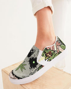 Mr. Medicinal Womens Slip-On Canvas Shoe by 7 Fiends